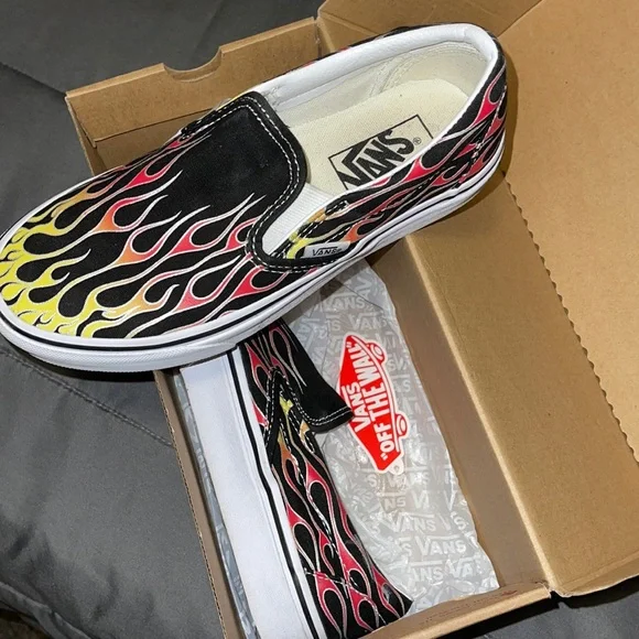 fire red vans